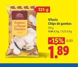 Lidl VITASIA Chips de gambas oferta