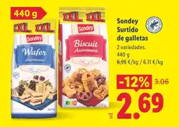 Lidl SONDEY Surtido de galletas oferta