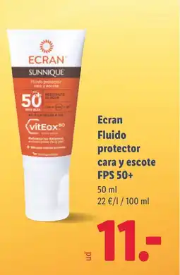 Lidl ECRAN Spray protector para ninos FP50 oferta