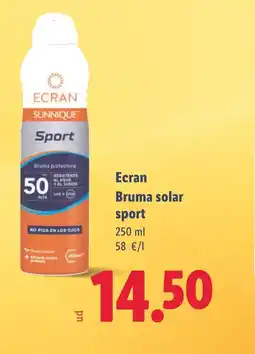 Lidl ECRAN Bruma solar sport oferta