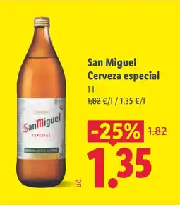 Lidl SAN MIGUEL Cerveza especial oferta