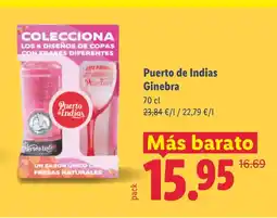 Lidl PUERTO DE INDIAS Ginebra oferta
