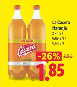 Lidl LA CASERA Naranja oferta
