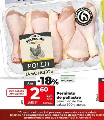 Dia SELECCIÓN DE DIA Pernilets de pollastre oferta