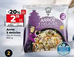 Dia DIA AL PUNTO Arròs 3 delícies oferta