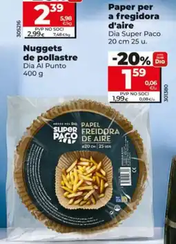 Dia DIA SUPER PACO Paper per a fregidora d'aire oferta