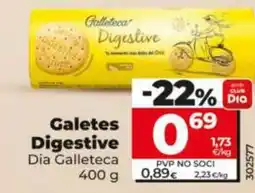 Dia DIA GALLETECA Galleteca Digestive oferta