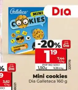 Dia DIA GALLETECA Mini cookies oferta