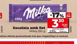Dia MILKA Xocolata amb llet oferta