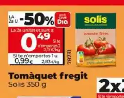Dia SOLIS Tomàquet fregit oferta