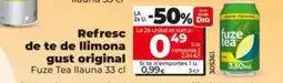 Dia FUZE TEA Refresca de te de llimona gust original oferta