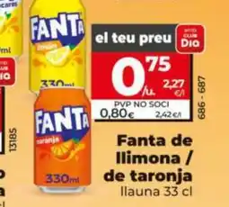 Dia FANTA de llimona de taronja oferta