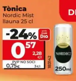 Dia NORDIC MIST Tònica oferta