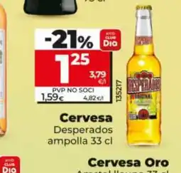 Dia DESPERADOS Cervesa oferta