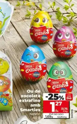 Dia NESTLÉ Ou de xocolata extrafino amb oferta