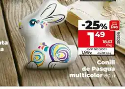 Dia Conill de Pasqua multicolor oferta