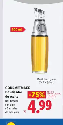Lidl GOURMETMAXX Dosificador de aceite oferta