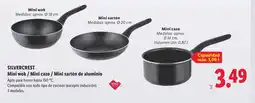 Lidl SILVERCREST Mini wok / Mini cazo / Mini sartén de aluminio oferta