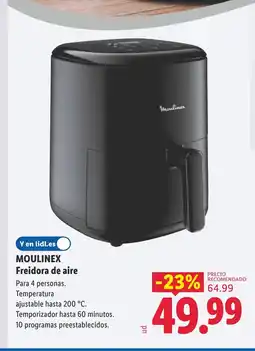 Lidl MOULINEX Freidora de aire oferta