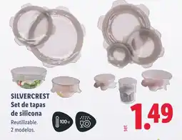 Lidl SILVERCREST Set de tapas de silicona oferta