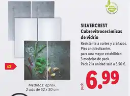 Lidl SILVERCREST Cubrevitrocerámicas de vidrio oferta
