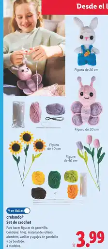 Lidl CRELANDO Set de crochet oferta