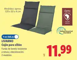 Lidl LIVARNO Cojín para sillón oferta