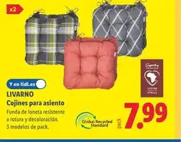 Lidl LIVARNO Cojines para asiento oferta