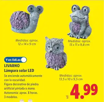 Lidl LIVARNO Lámpara solar LED oferta