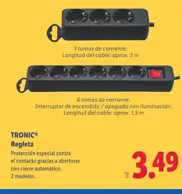 Lidl TRONIC Regleta oferta