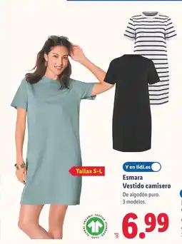 Lidl ESMARA Vestido camisero oferta