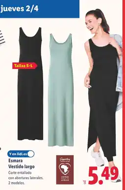 Lidl ESMARA Vestido largo oferta