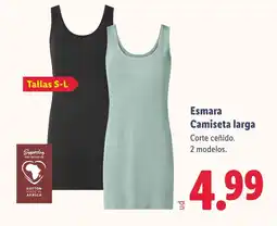 Lidl ESMARA Camiseta larga oferta