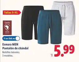 Lidl ESMARA MEN Pantalón de chándal oferta