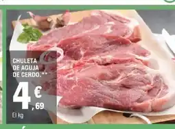 E.Leclerc Chuleta de aguja de cerdo oferta