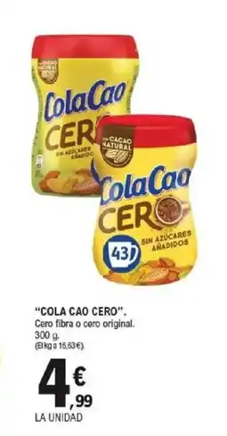 E.Leclerc COLA CAO Cero oferta
