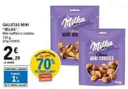 E.Leclerc MILKA Galletas mini oferta