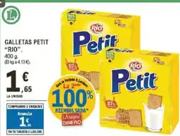 E.Leclerc RIO Galletas petit oferta