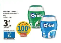 E.Leclerc ORBIT Chicles oferta