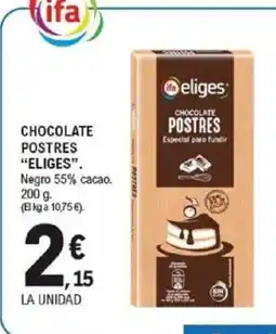 E.Leclerc ELIGES Chocolate postres oferta