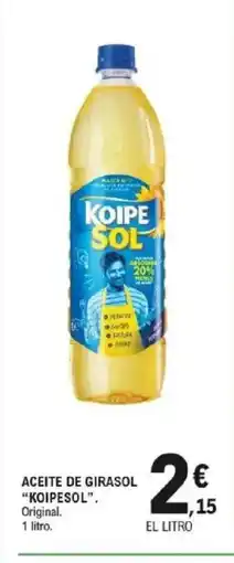 E.Leclerc KOIPESOL Aceite de girasol oferta