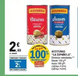 E.Leclerc LA ESPAÑOLA Aceitunas oferta