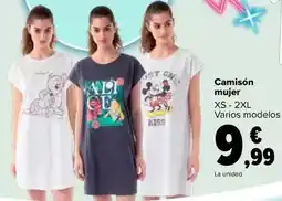 Carrefour Camisón mujer oferta