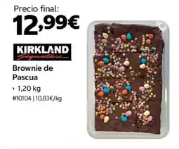 Costco KIRKLAND Brownie de Pascua oferta