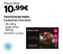 Costco TRAITEUR DE PARIS Coulant de chocolate oferta
