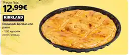 Costco KIRKLAND Empanada bacalao con pasas oferta