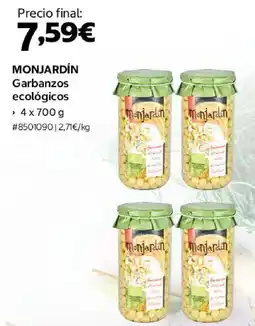 Costco MONJARDÍN Garbanzos ecológicos oferta