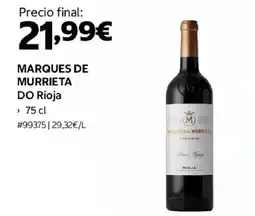 Costco MARQUES DE MURRIETA DO Rioja oferta