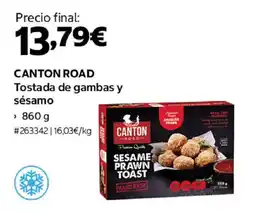 Costco CANTON ROAD Tostada de gambas y sésamo oferta