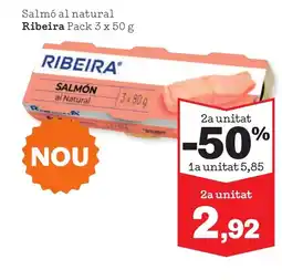 Sorli RIBEIRA Salmó al natural oferta
